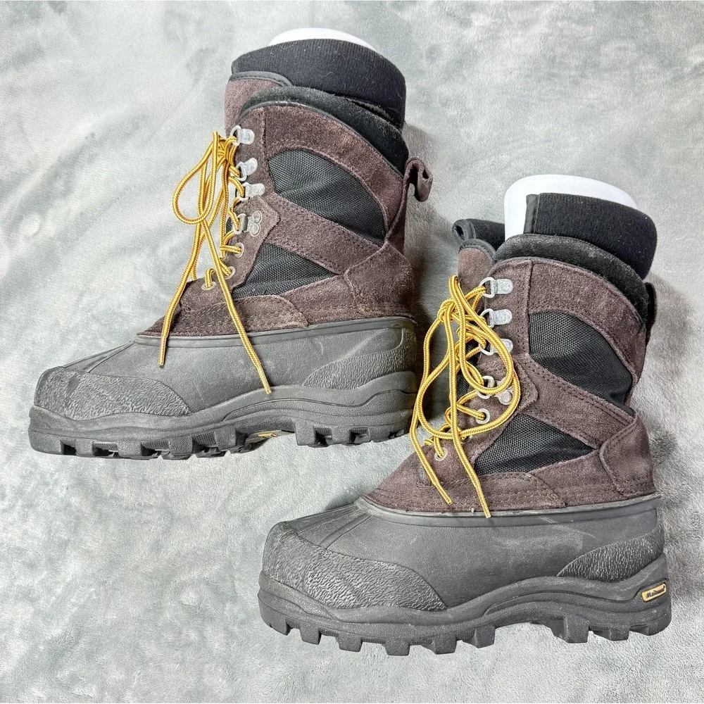 LaCrosse Boots Mens Size 7 Brown‎ Suede Winter Snow Insulated Outdoor 600210